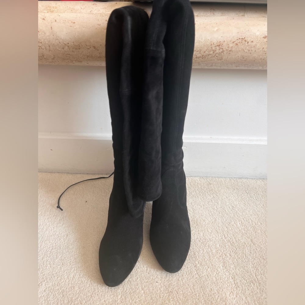 Stewart Wiseman hinterland over the knee boot suede